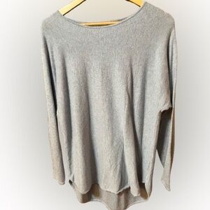 Michael Michael Kors Blue Knit Long Sleeve Sweater Size Large